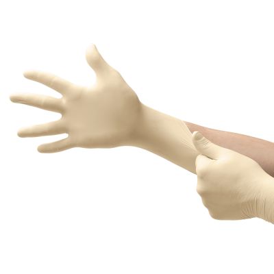 Handschoen Latex Gepoederd (doos 100 stuks)
